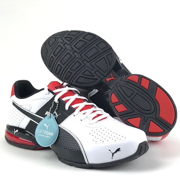 Puma Mens Cell Surin 2 FM White Running Shoes - Picture 7 of 8